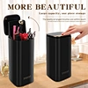 Beauty Hair Tools Brush Storage Box Dust-proof Desktop Storage Rack Barber Scissors Brush Bucket